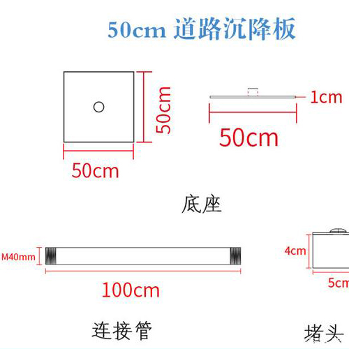 红河沉降板规格型号如何选择？